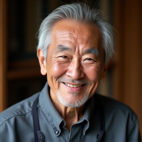 Kashiwa Hearth のシニア職人、田中浩史のポートレート
